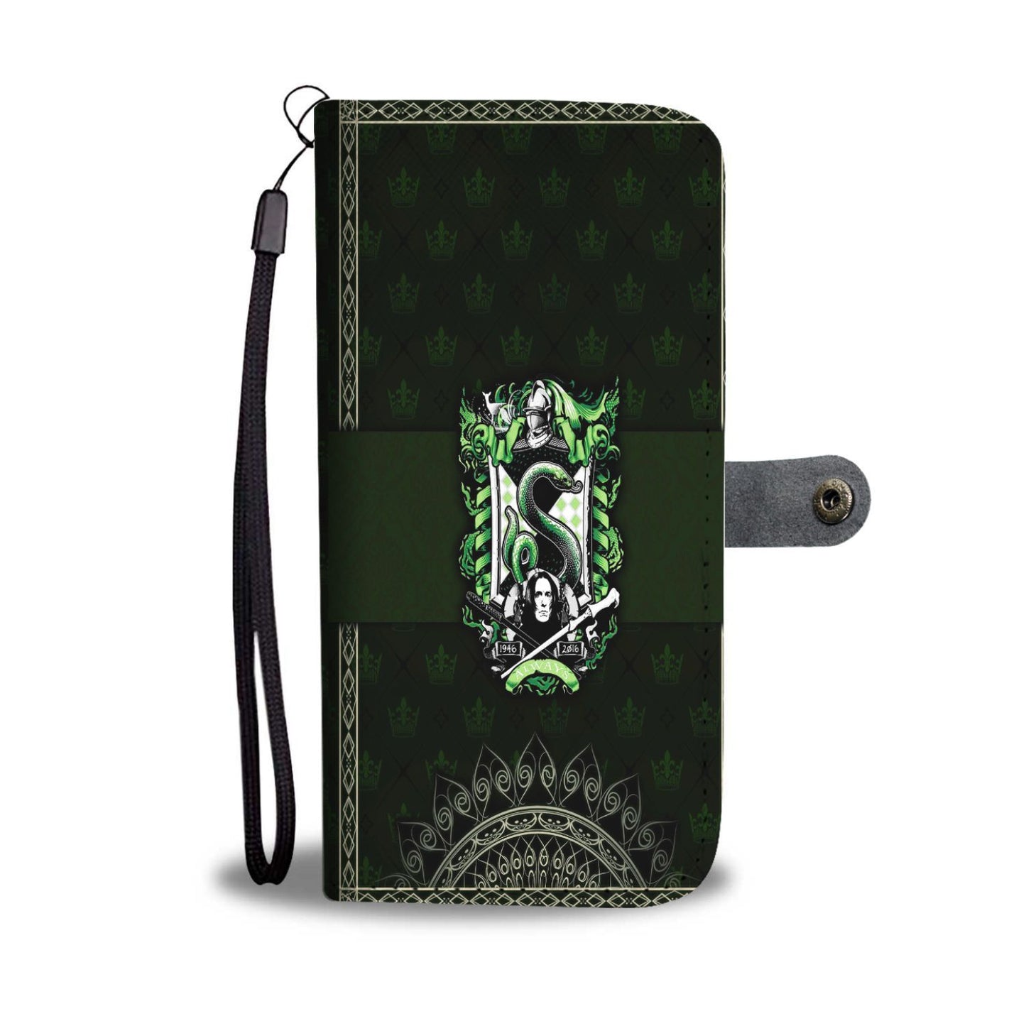 Mandala Slytherin Harry Potter Wallet Case iPhone X / Xs
