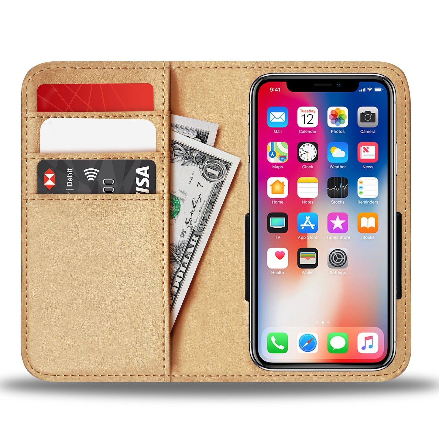 The Gryffindor Lion Harry Potter Version Galaxy 3D Wallet Case