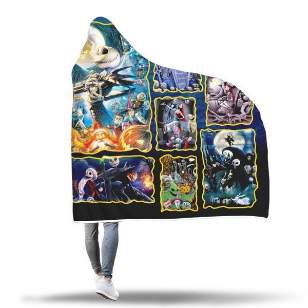 The Nightmare Before Christmas Hooded Blanket