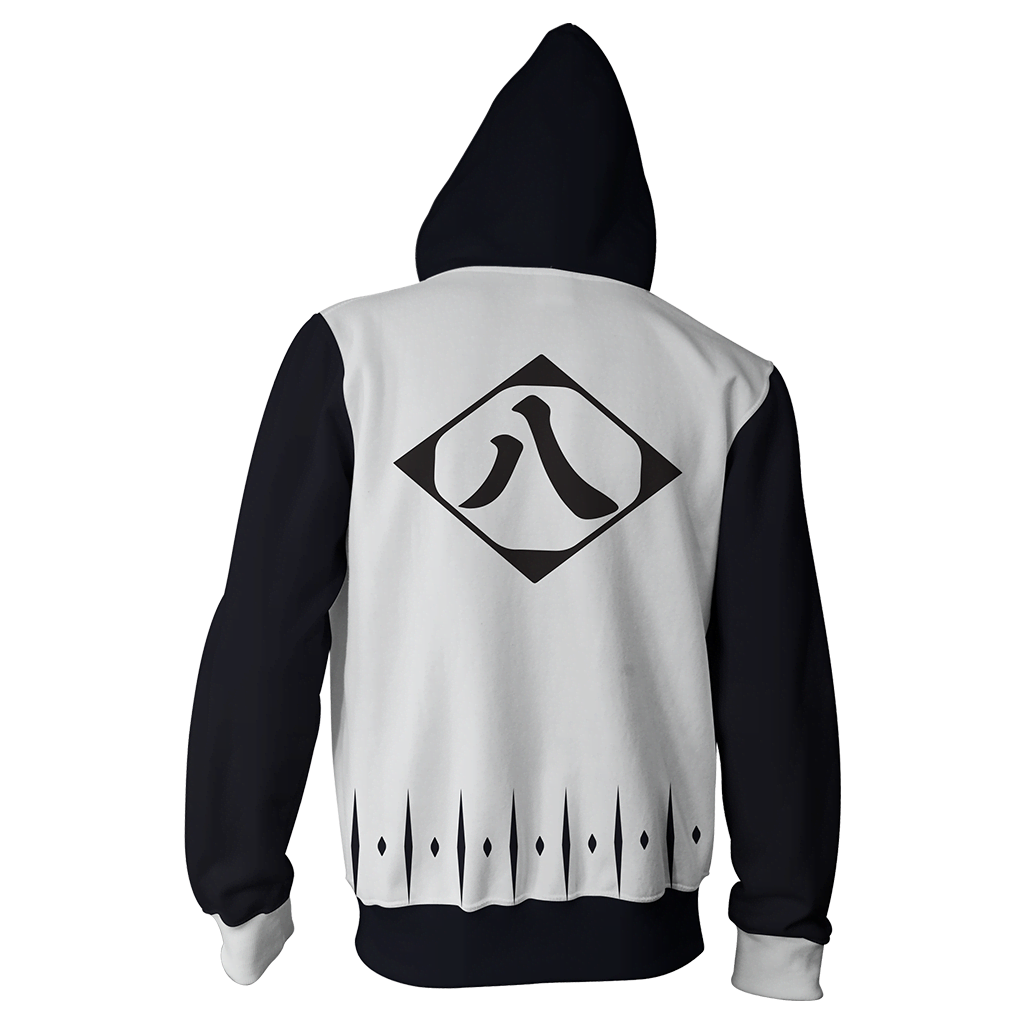 Bleach Lisa Yadomaru 8th Division Cosplay Zip Up Hoodie Jacket