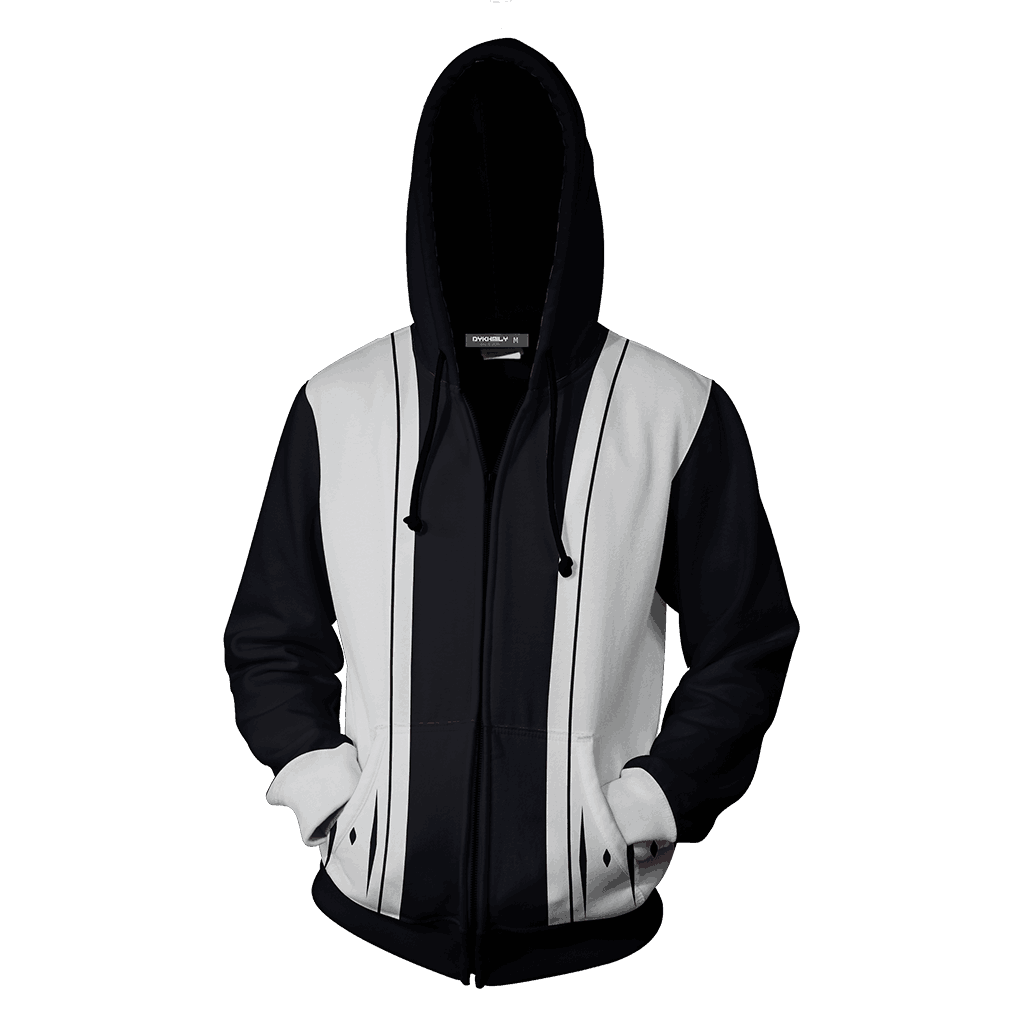 Bleach Sajin Komamura 7th Division Cosplay Zip Up Hoodie
