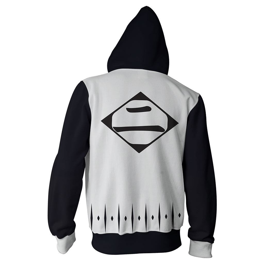 Bleach Soifon 2nd Division Cosplay Zip Up Hoodie Jacket