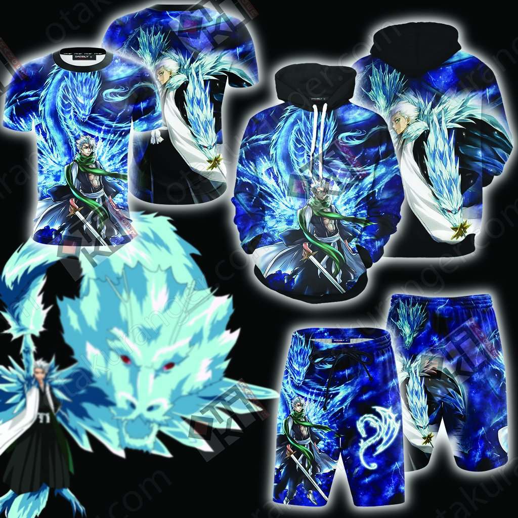 Bleach Hitsugaya Toshiro Daiguren Hyourinmaru Unisex 3D T-shirt