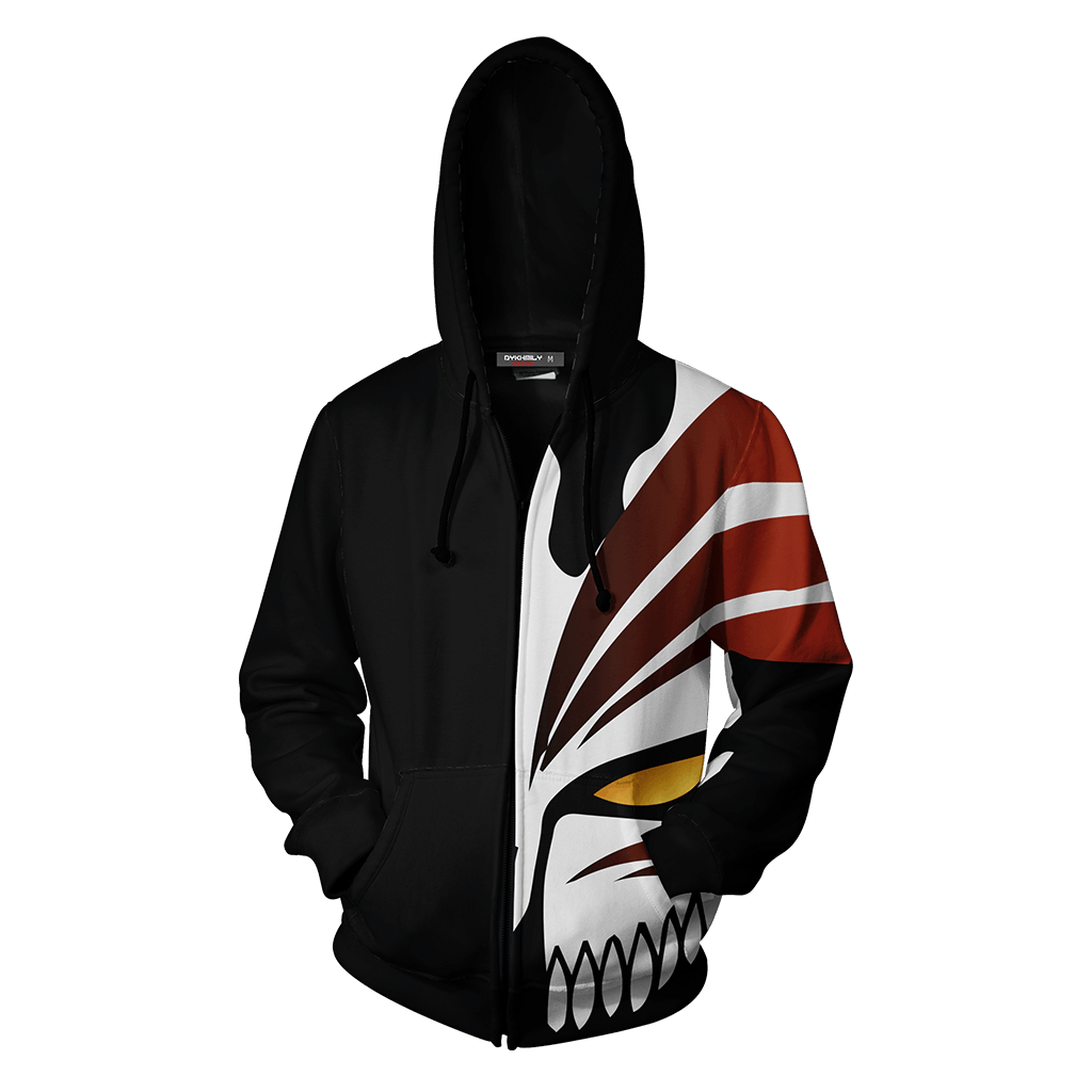 Bleach Ichigo I Want To Win Zip Up Hoodie Jacket