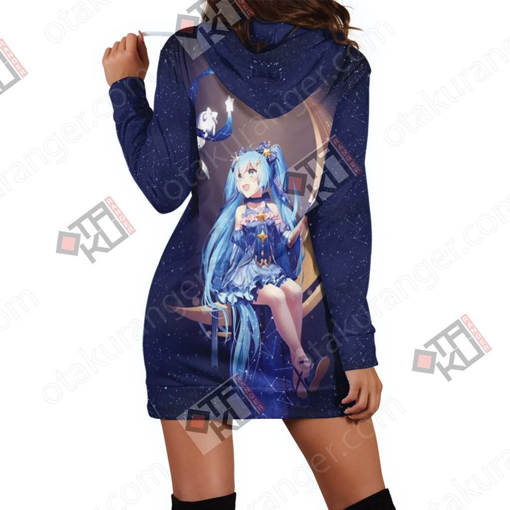 Hatsune Miku 3D Hoodie Dress