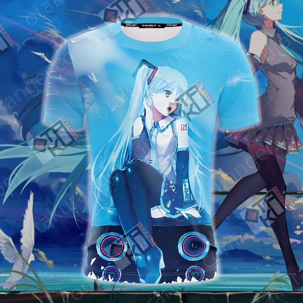 Hatsune Miku New Look Unisex 3D T-shirt