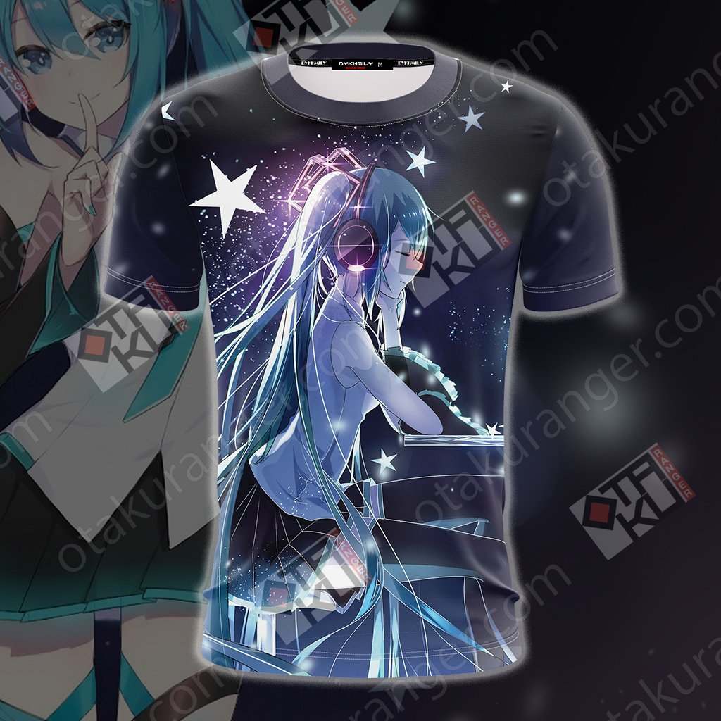 Hatsune Miku Unisex 3D T-shirt