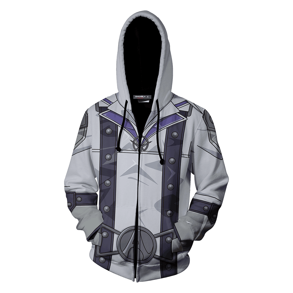 Yu-Gi-Oh! Jack Atlas Cosplay Zip Up Hoodie Jacket