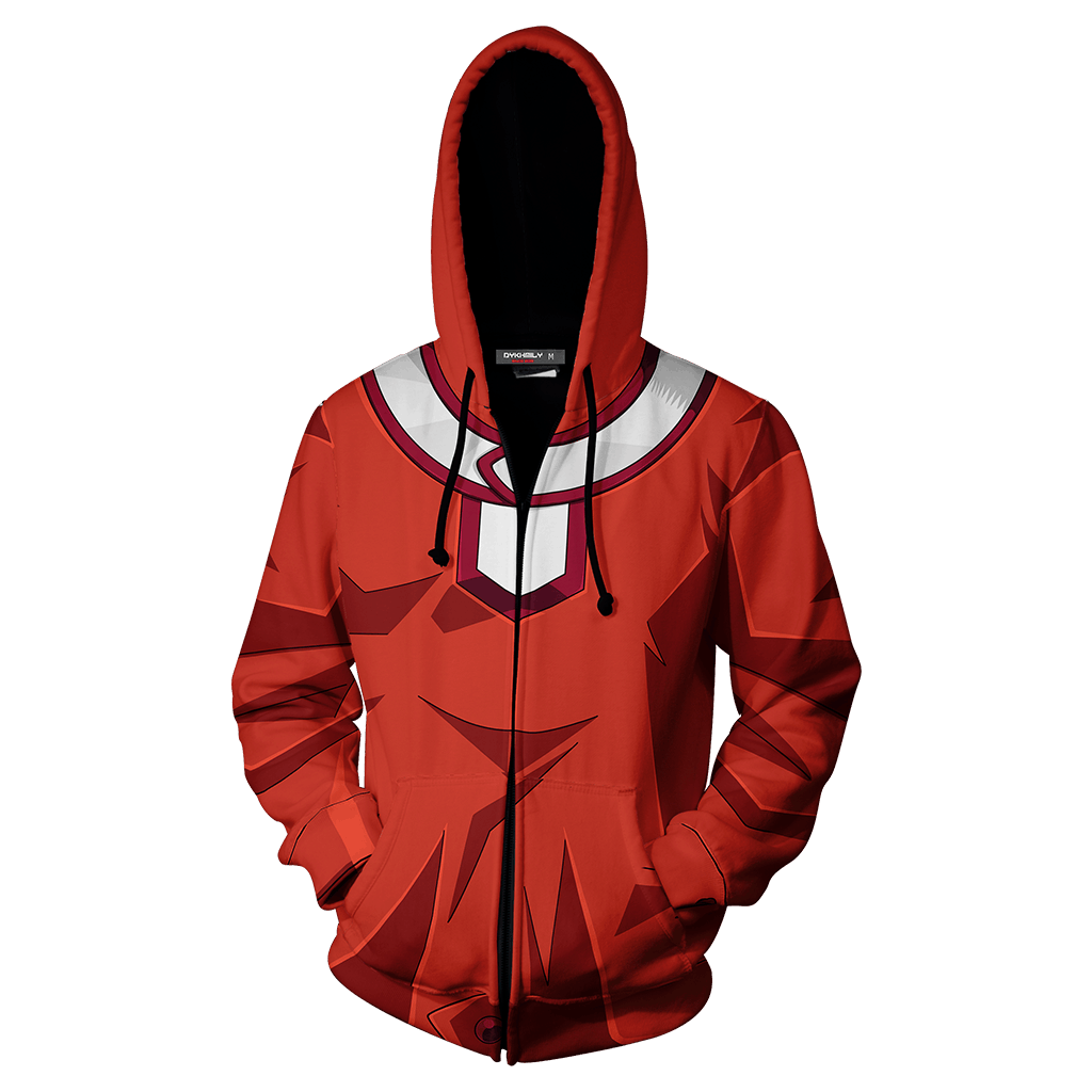Yu-Gi-Oh! Jaden Yuki Cosplay Zip Up Hoodie Jacket