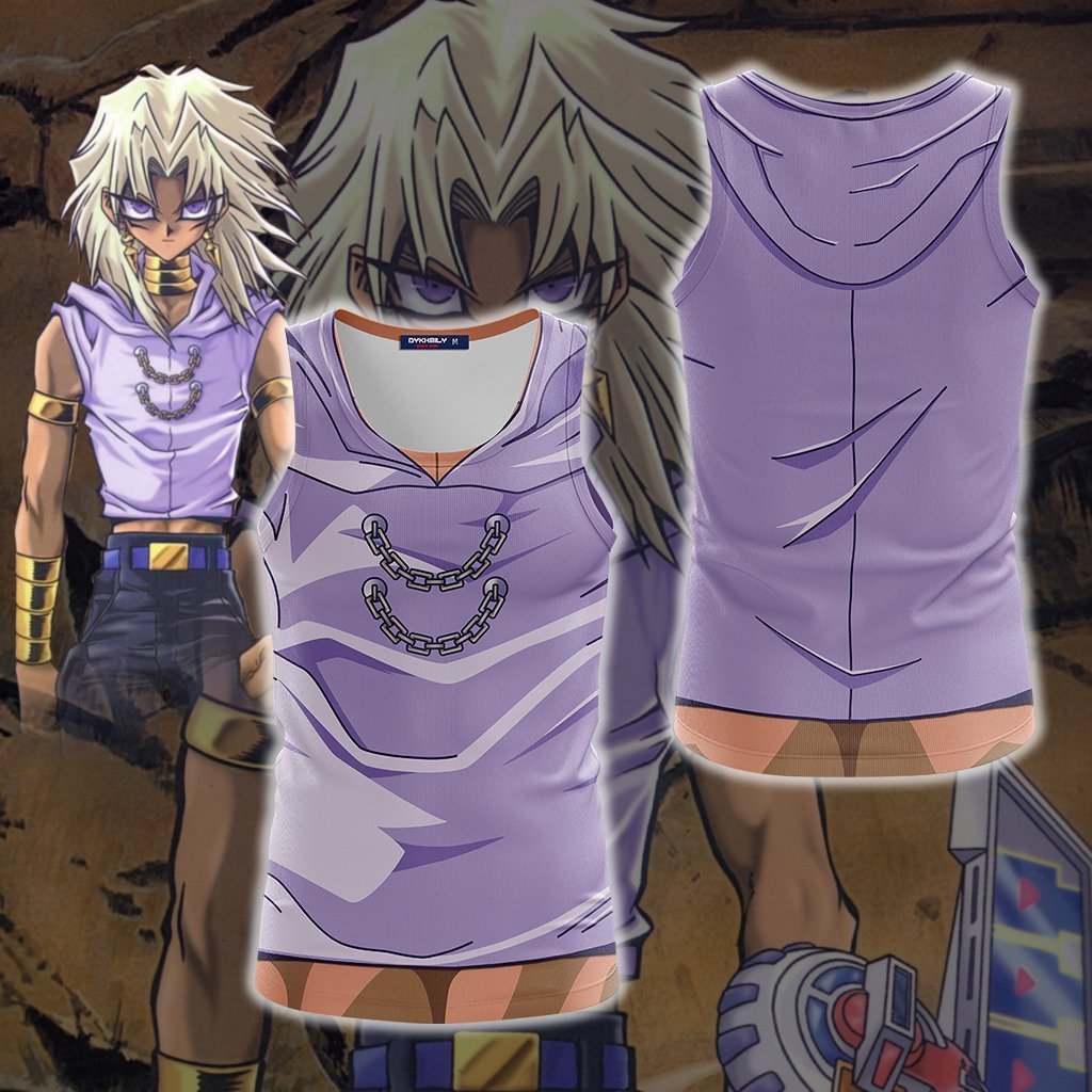 Yu-Gi-Oh! Marik Ishtar Cosplay Unisex 3D T-shirt Tank Top S