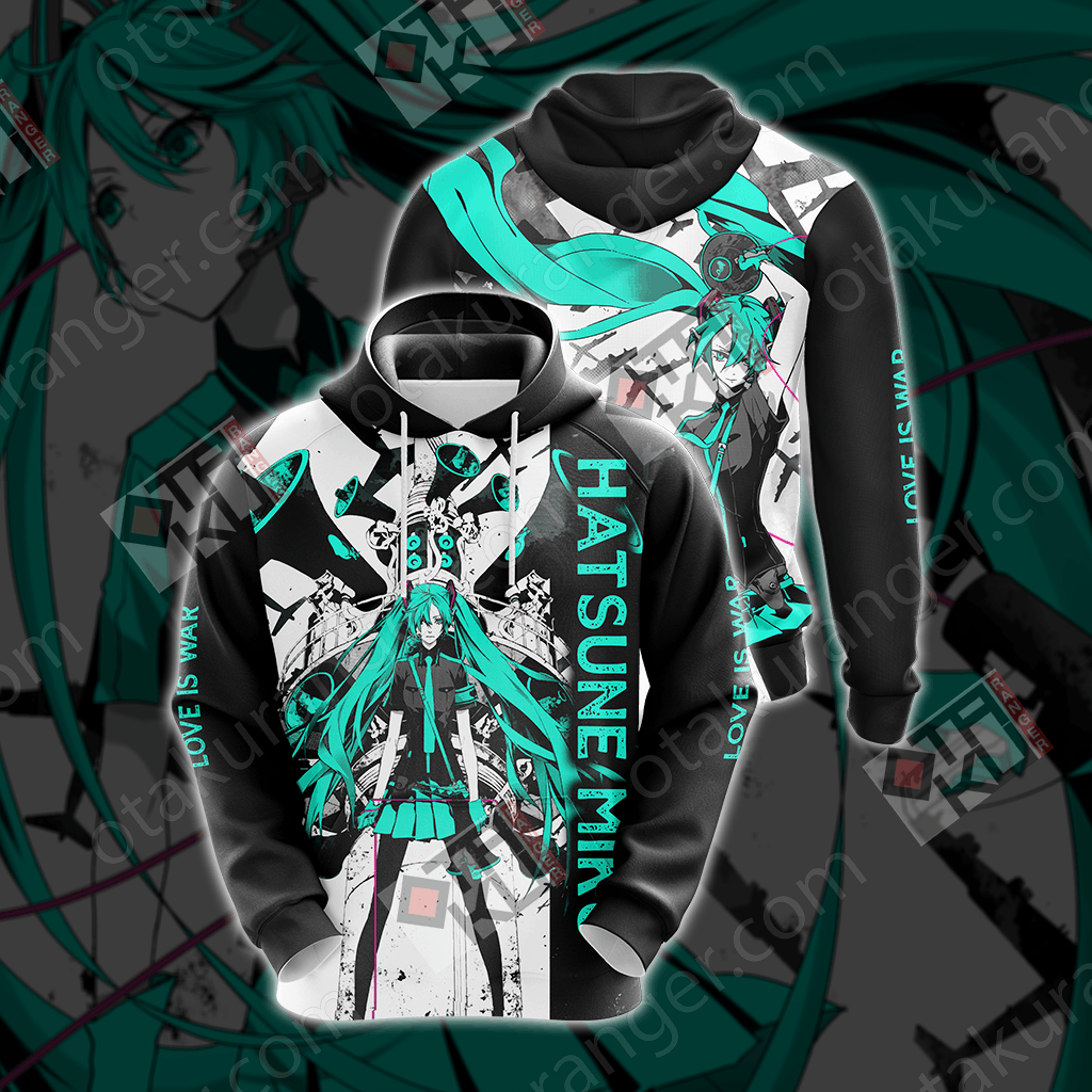 Hatsune Miku New Look Unisex 3D T-shirt Hoodie S