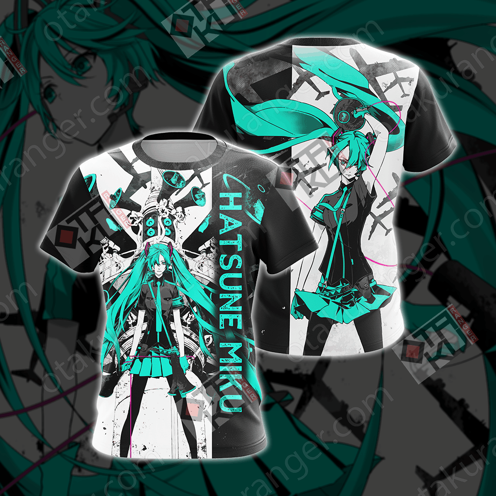 Hatsune Miku New Look Unisex 3D T-shirt T-shirt S