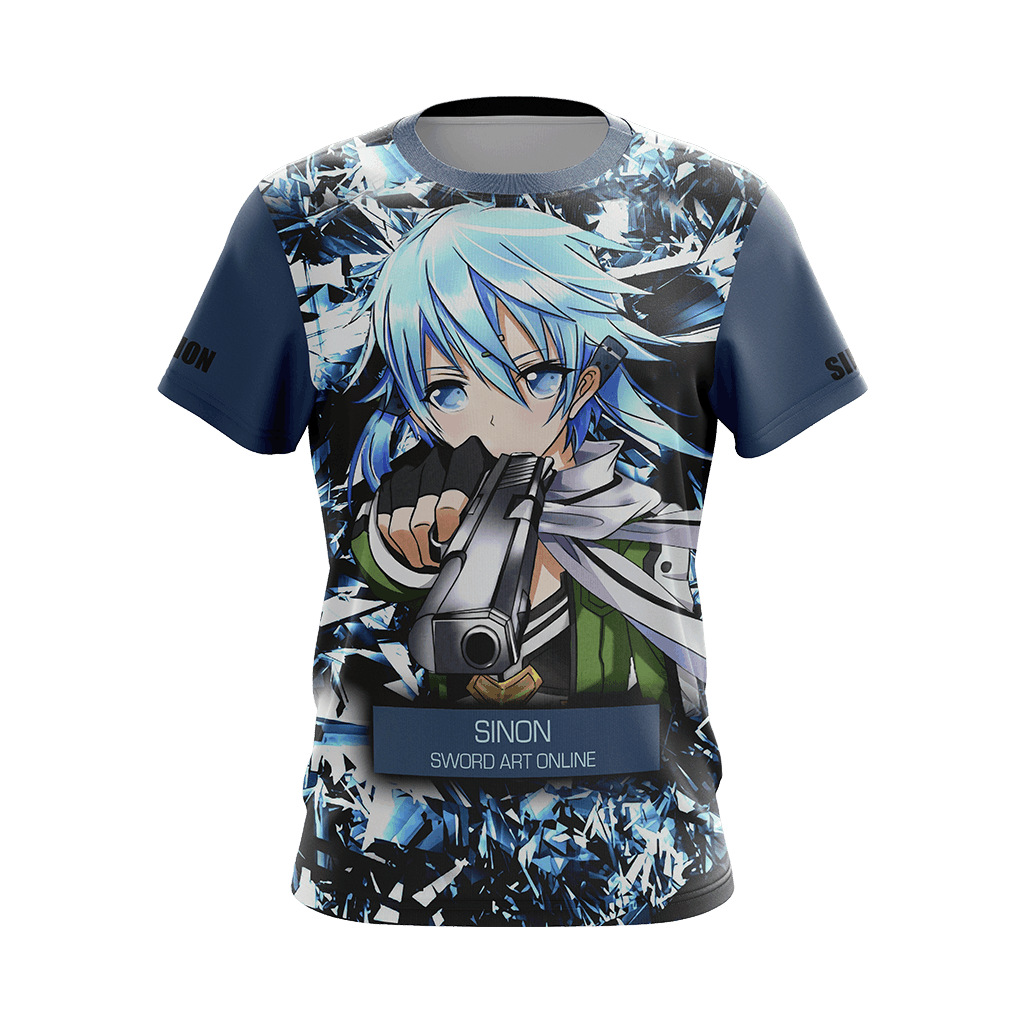 Sword Art Online - Sinon New Style Unisex 3D T-shirt