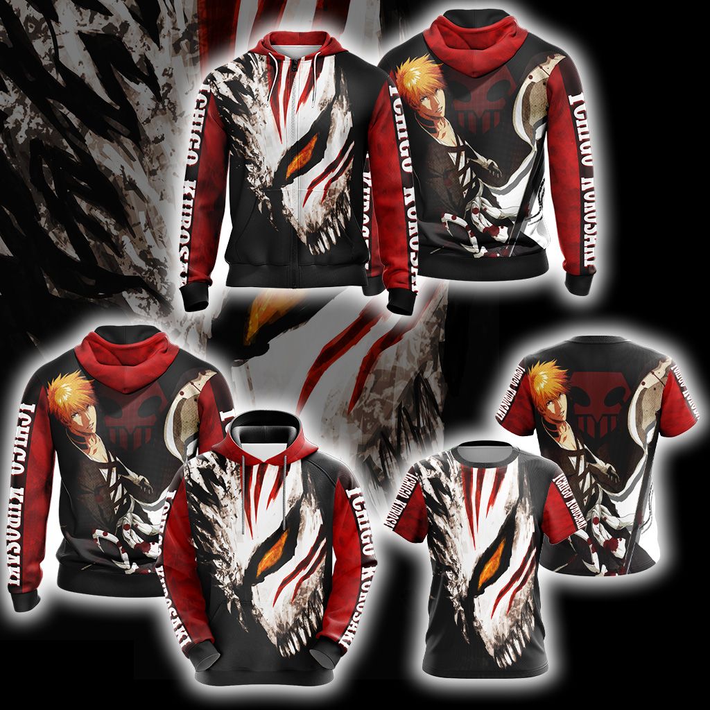 Bleach Ichigo Kurosaki New Unisex 3D T-shirt