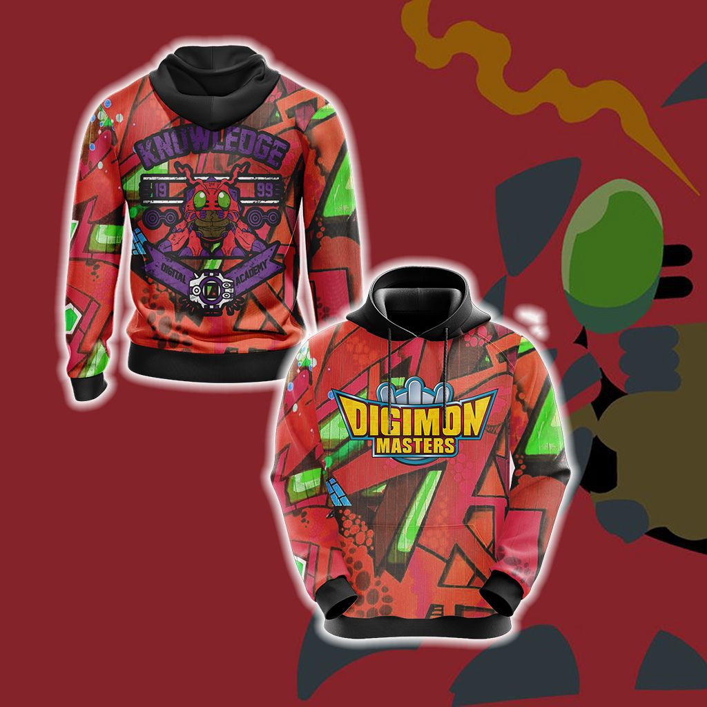 Digimon Master Knowledge Unisex 3D T-shirt Hoodie S