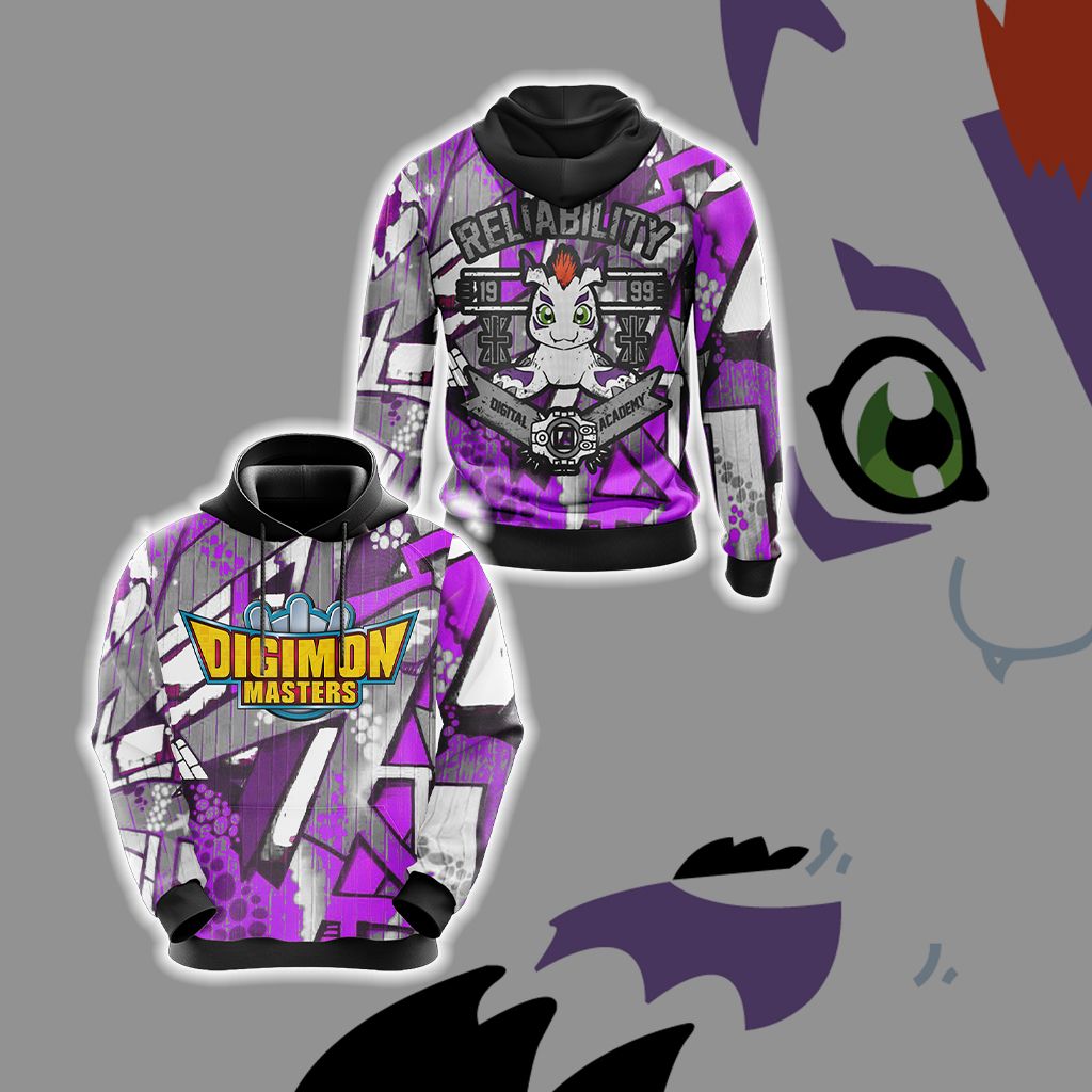 Digimon Master Reliability Unisex 3D T-shirt Hoodie S