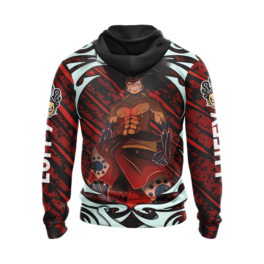 One Piece - Luffy Snakeman Unisex 3D Hoodie