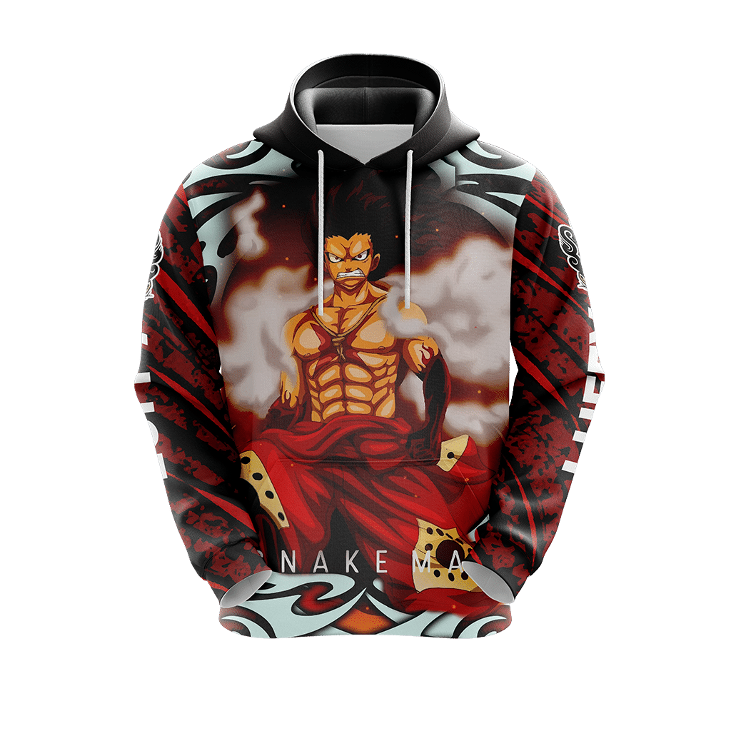 One Piece - Luffy Snakeman Unisex 3D Hoodie