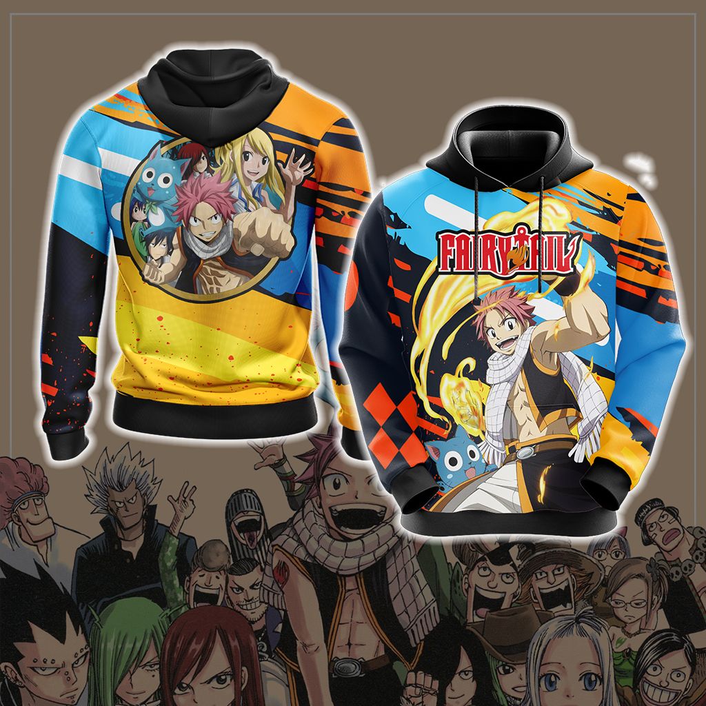 Fairy Tail New Version Unisex 3D T-shirt Hoodie S