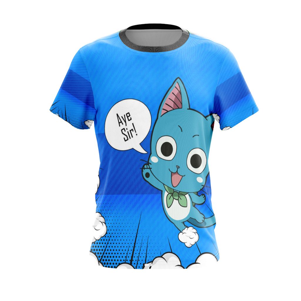 Fairy Tail Happy Unisex 3D T-shirt