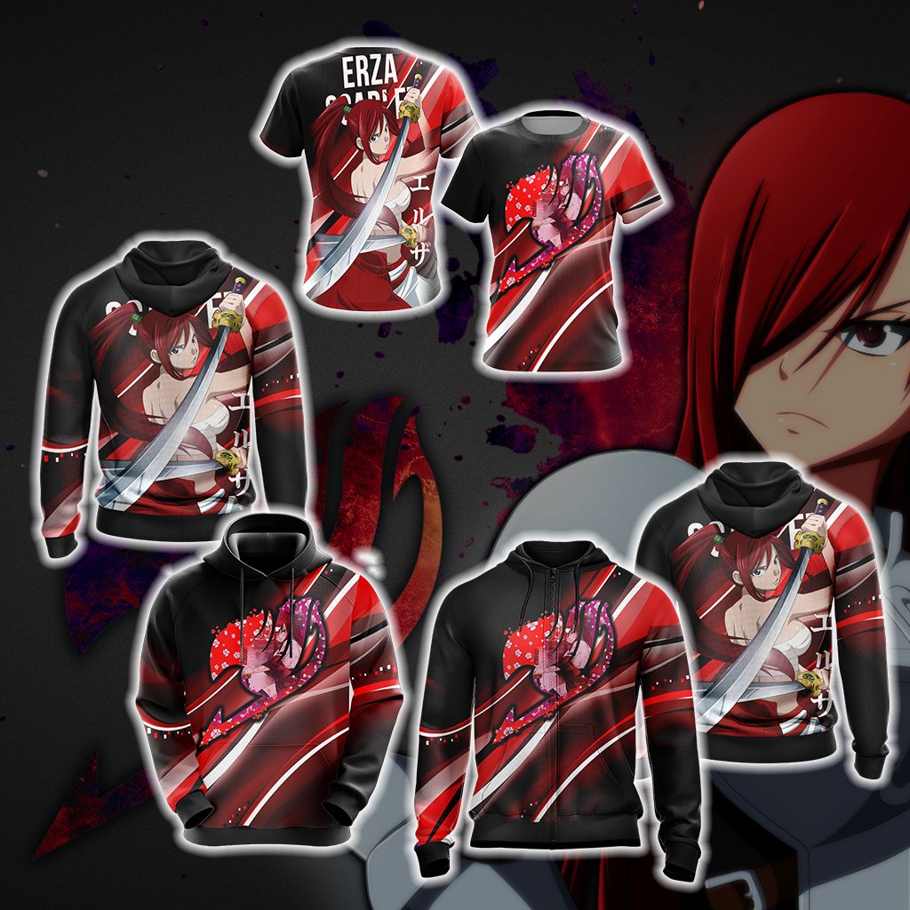 Fairy Tail - Erza Scarlet New Style Unisex 3D T-shirt