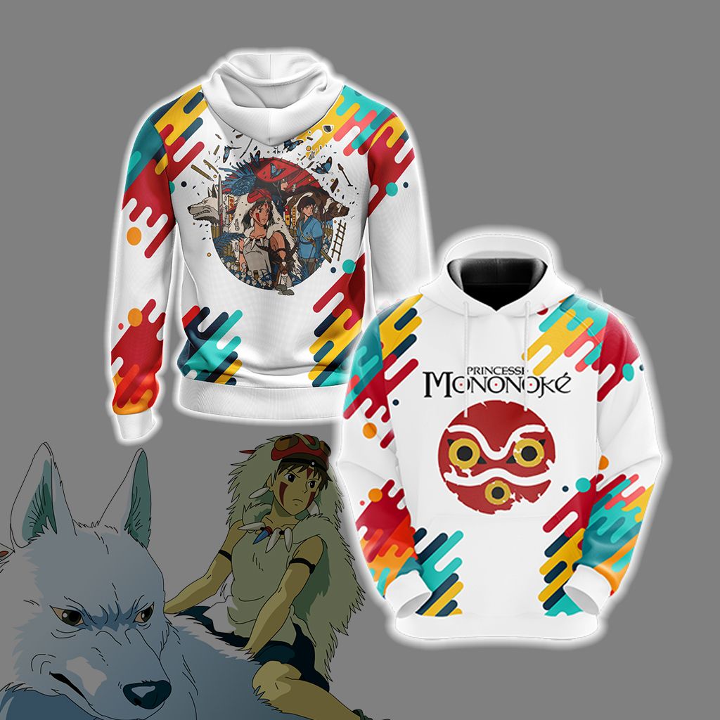 Princess Mononoke New Version Unisex 3D T-shirt Hoodie S
