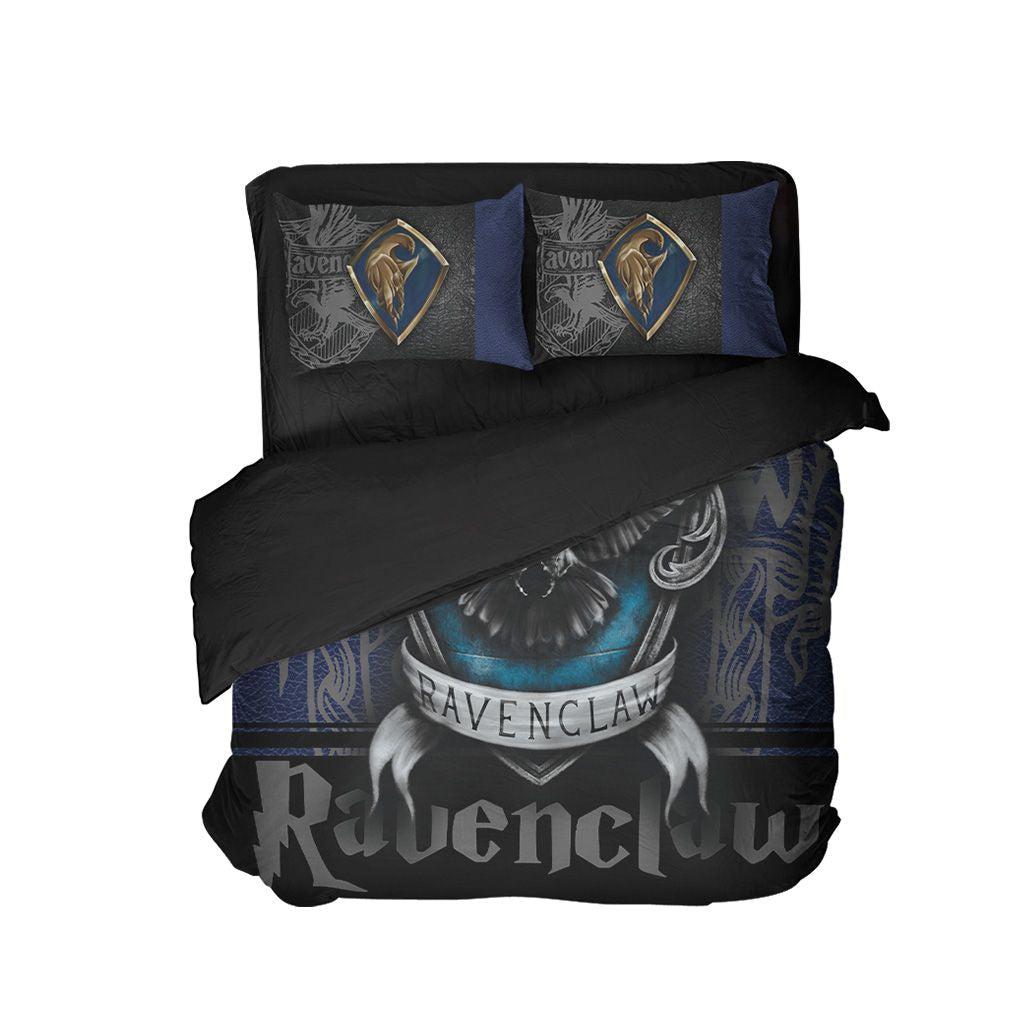 Mandala Harry Potter Hogwarts House Gryffindor Slytherin Ravenclaw Hufflepuff Bed Set Ravenclaw Twin (3PCS)