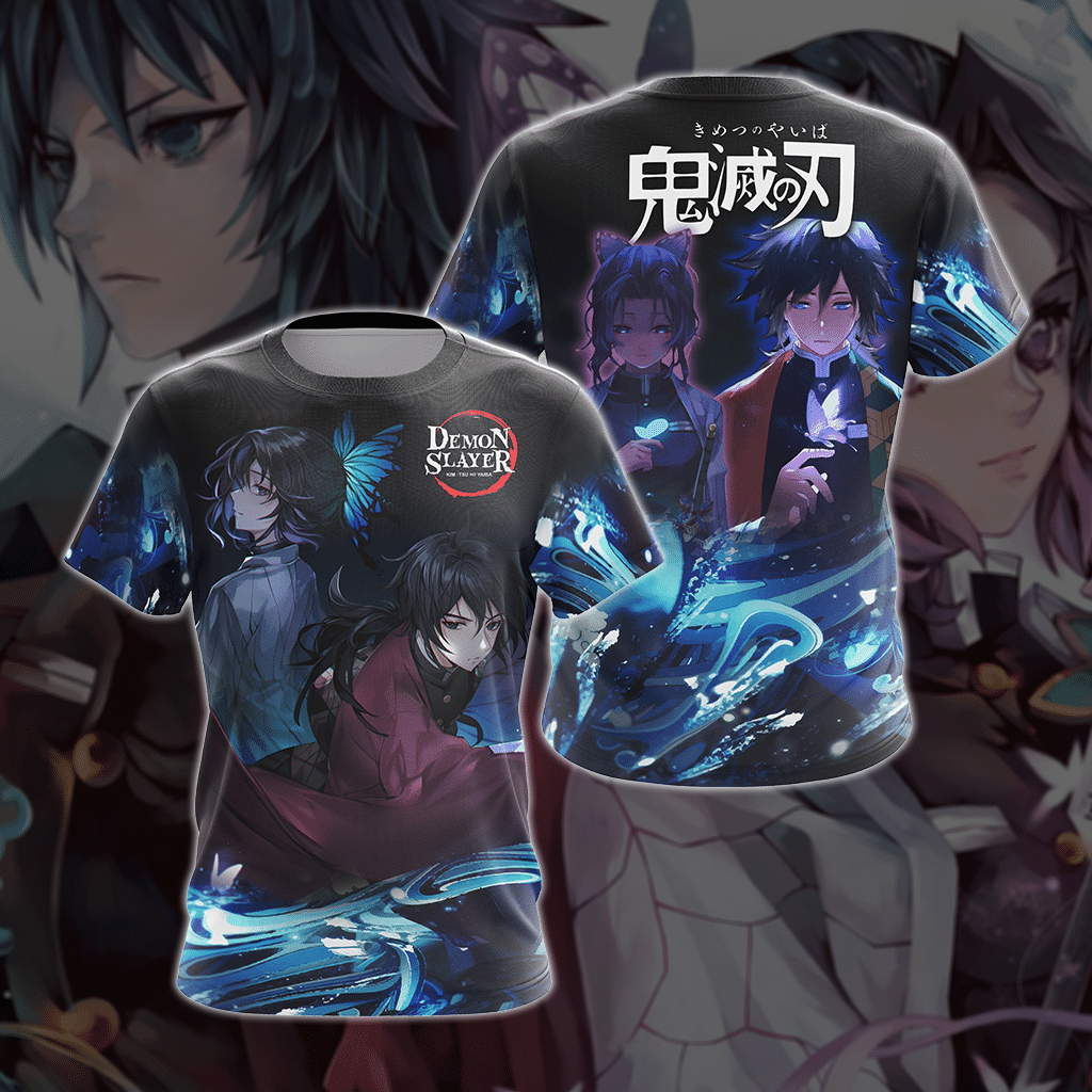 Demon Slayer Unisex 3D T-shirt Zip Hoodie Pullover Hoodie T-shirt S