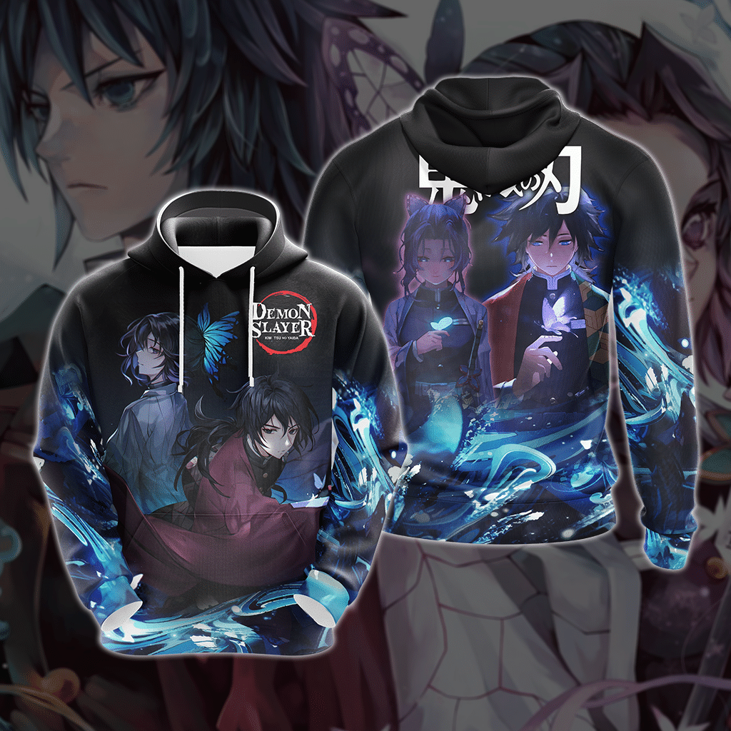 Demon Slayer Unisex 3D T-shirt Zip Hoodie Pullover Hoodie Hoodie S