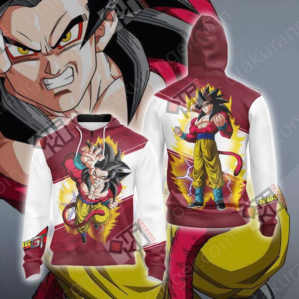 Dragon Ball GT - Super Saiyan 4 Goku Unisex 3D T-shirt