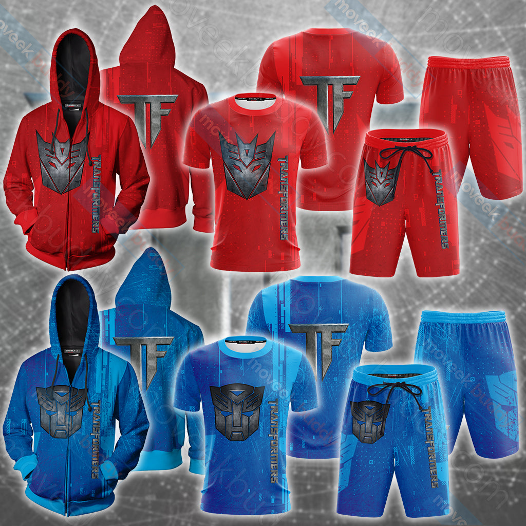 Transformers Autobot Unisex 3D T-shirt