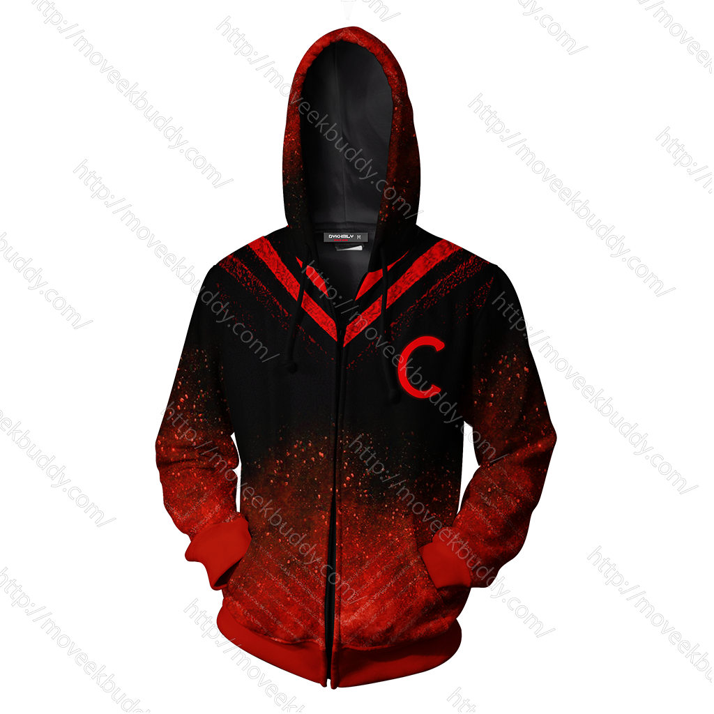 RWBY Cinder Fall Symbol Zip Up Hoodie