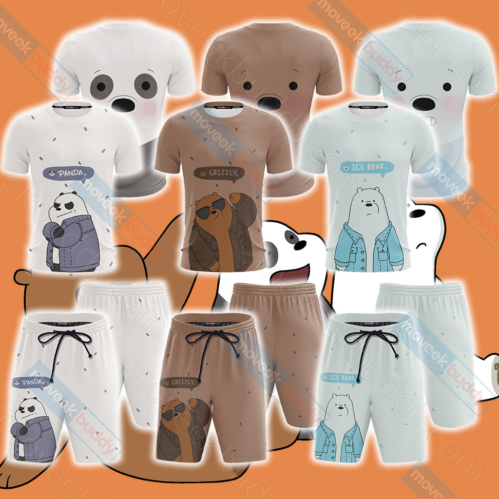 We Bare Bears - Grizzly Beach Shorts