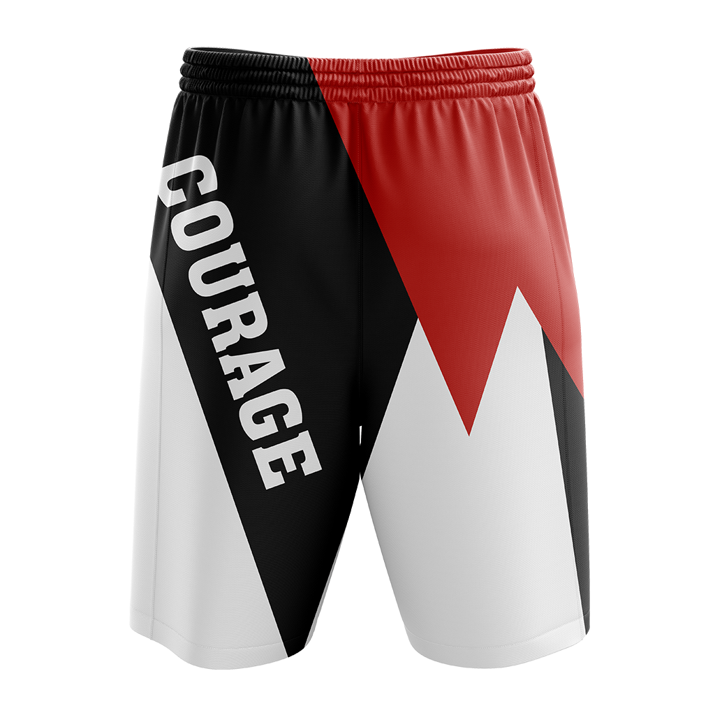 Digimon The Crest Of Courage New Look Unisex 3D Beach Shorts