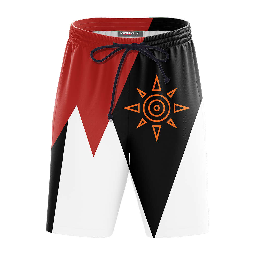 Digimon The Crest Of Courage New Look Unisex 3D Beach Shorts