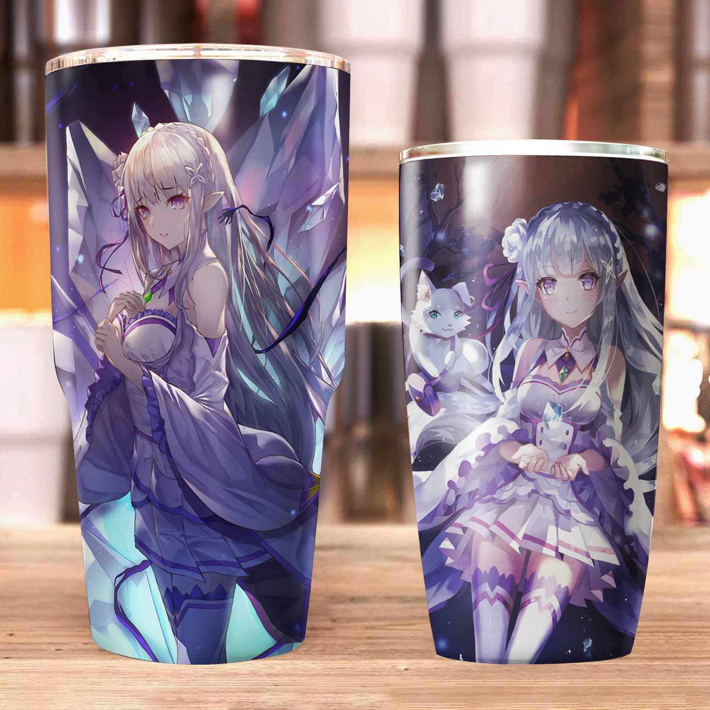 Emilia Re:Zero Tumbler