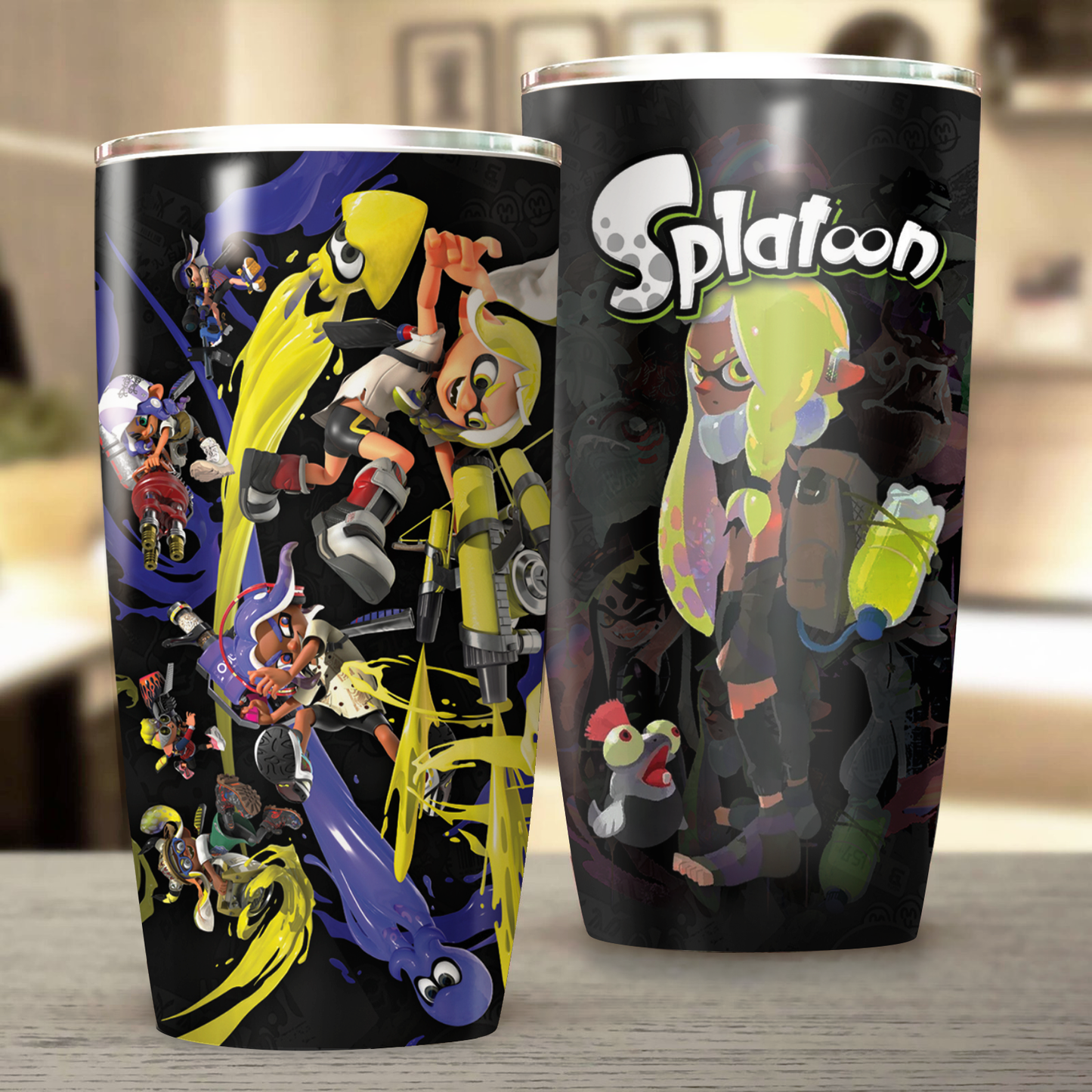 Splatoon Video Game Insulated Stainless Steel Tumbler 20oz / 30oz 20oz