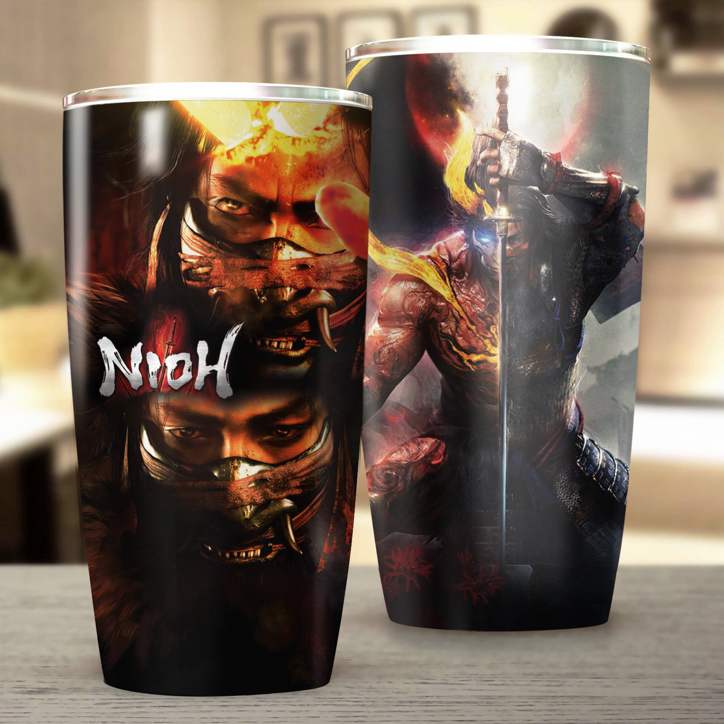 Nioh 2 Video Game Insulated Stainless Steel Tumbler 20oz / 30oz 20oz