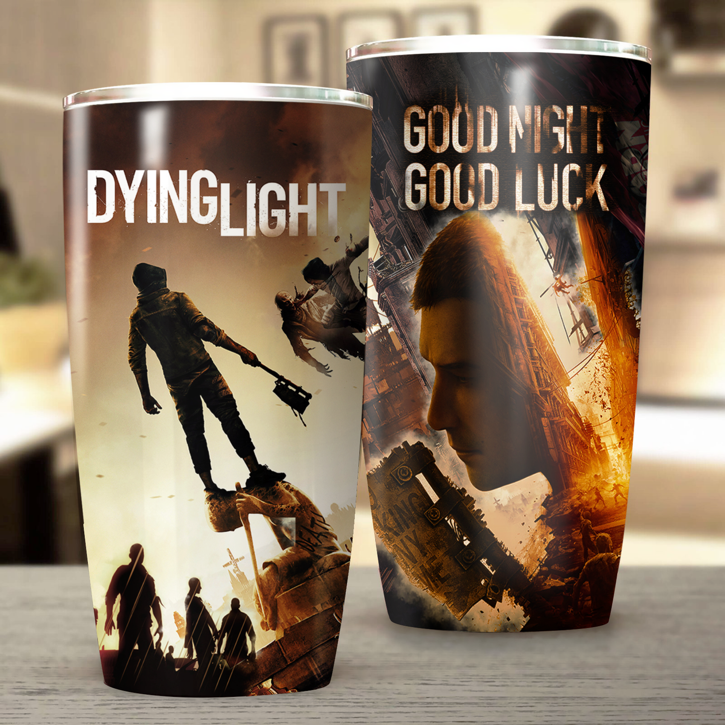 Dying Light Video Game Insulated Stainless Steel Tumbler 20oz / 30oz 20oz
