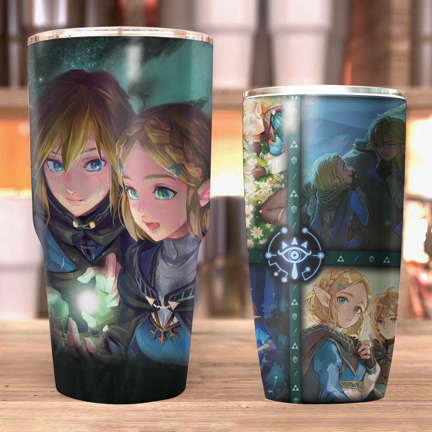 Link and Zelda The Legend of Zelda Tumbler