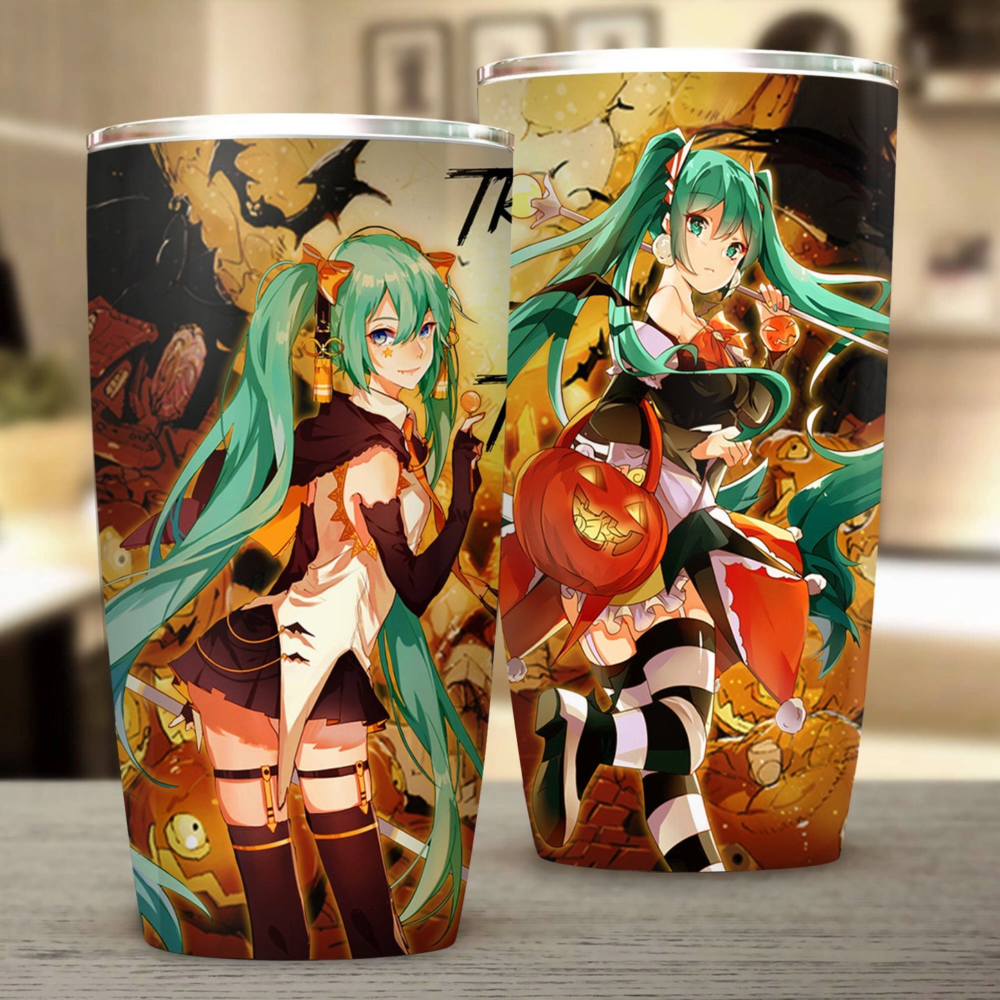 Hatsune Miku Halloween Tumbler 20oz