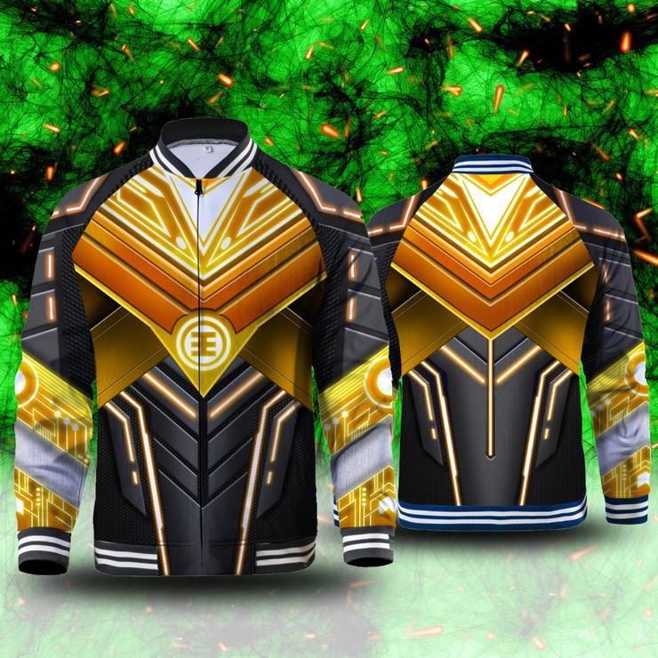 Power Ranger ZEO Cosplay Baseball Jacket S Black Ranger