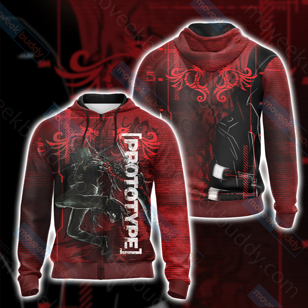 Prototype - Alex Mercer New Unisex 3D T-shirt Zip Hoodie XS