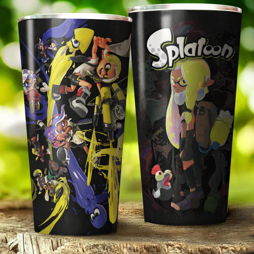 Splatoon Video Game Insulated Stainless Steel Tumbler 20oz / 30oz 30oz