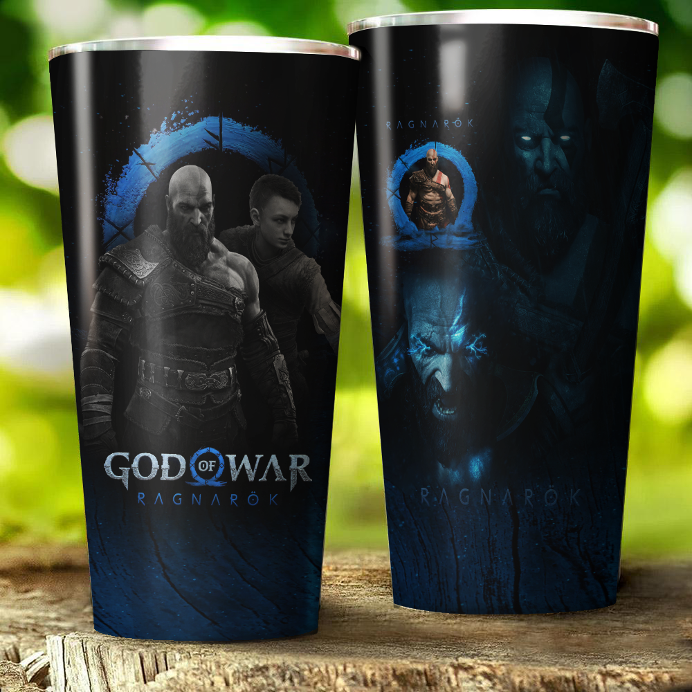 God of War Ragnarok Video Game Insulated Stainless Steel Tumbler 20oz / 30oz 30oz