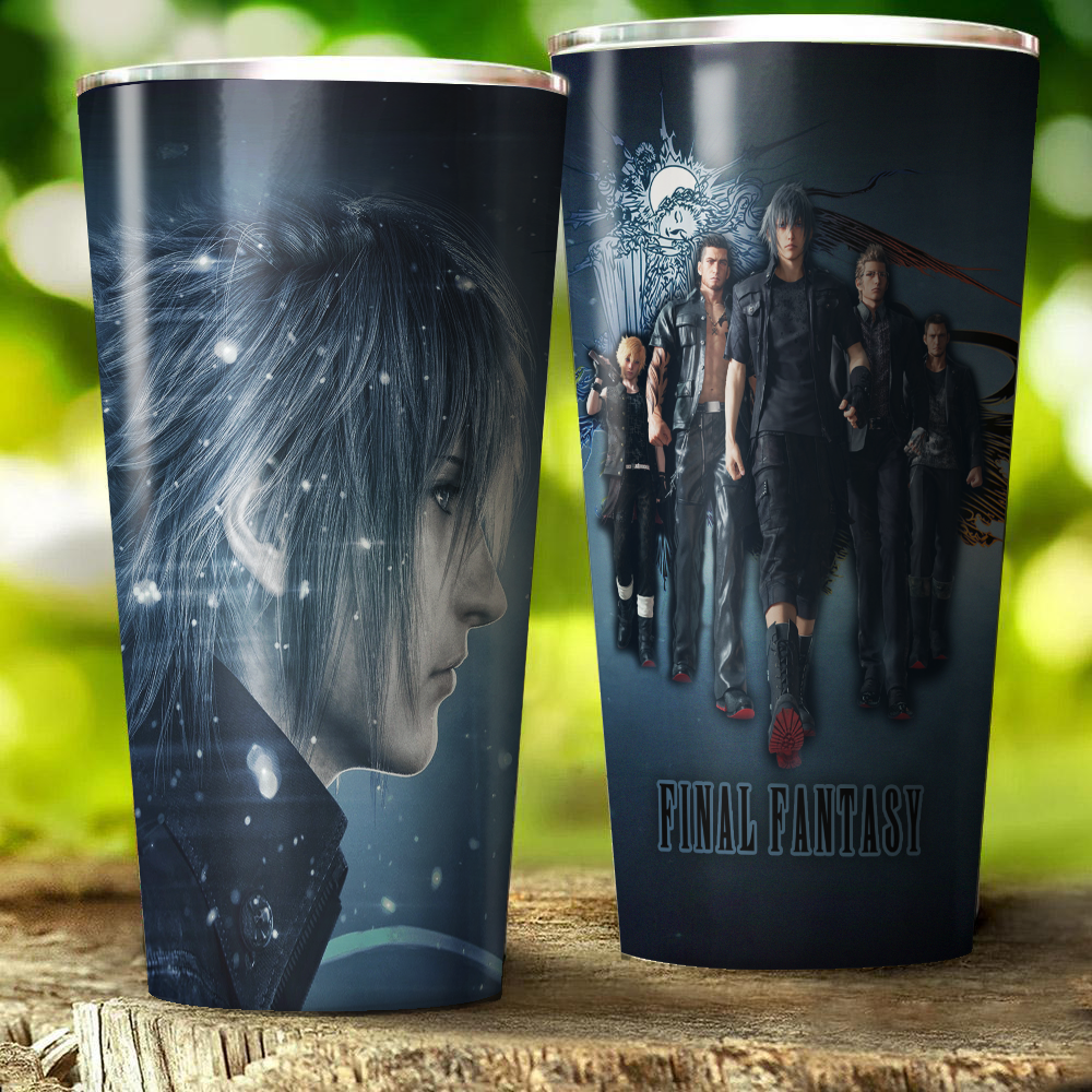 Final Fantasy XV Noctis Video Game Insulated Stainless Steel Tumbler 20oz / 30oz 30oz