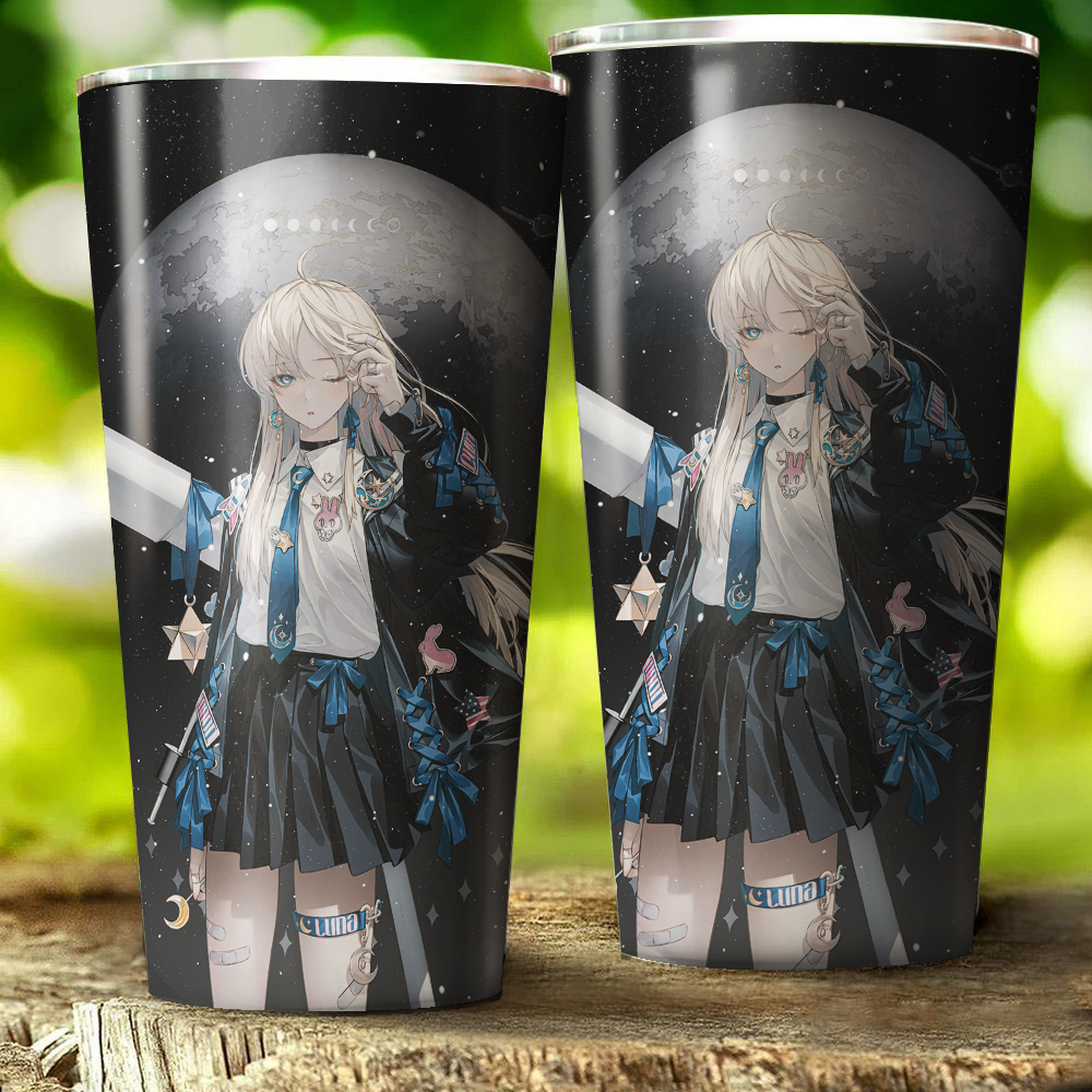 Luna Anime Girl Tumbler 30oz (Straight)