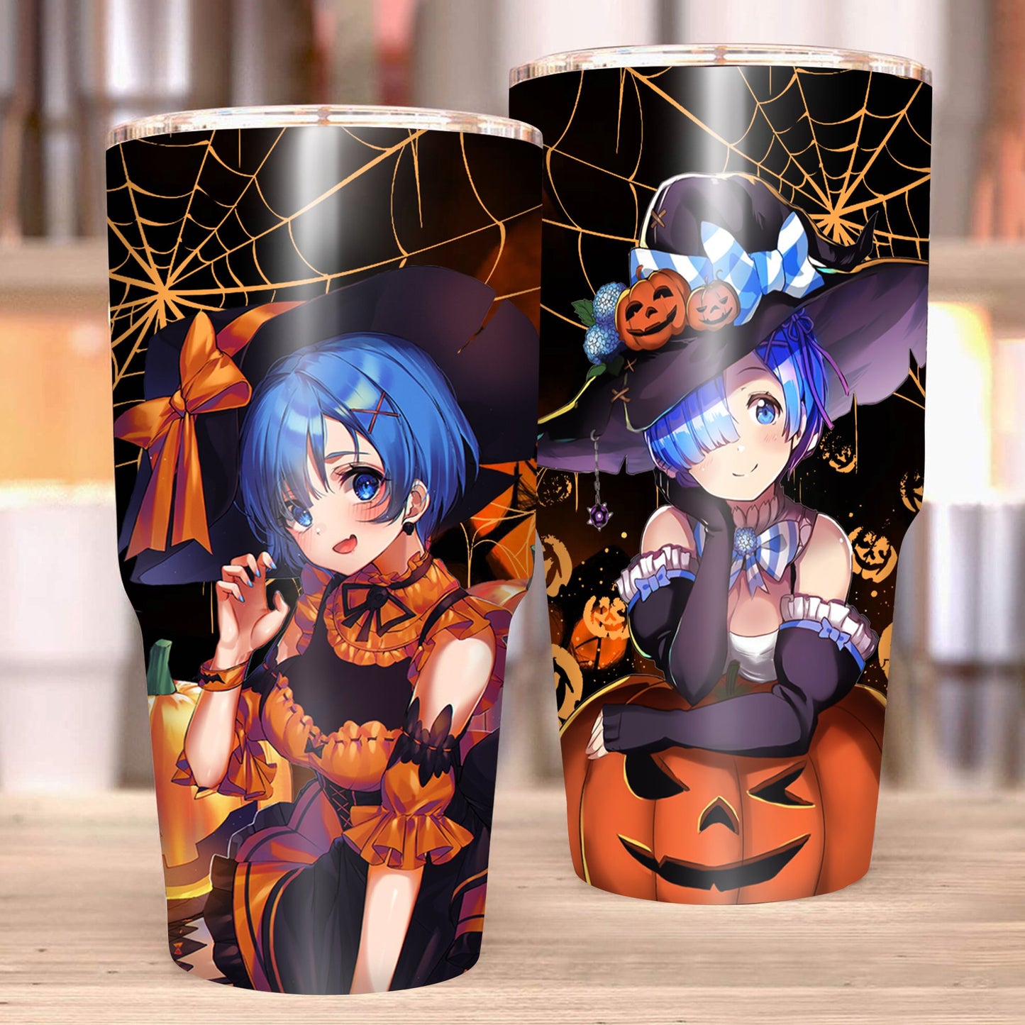 Rem Re:Zero Halloween Tumbler 30oz (Curve)