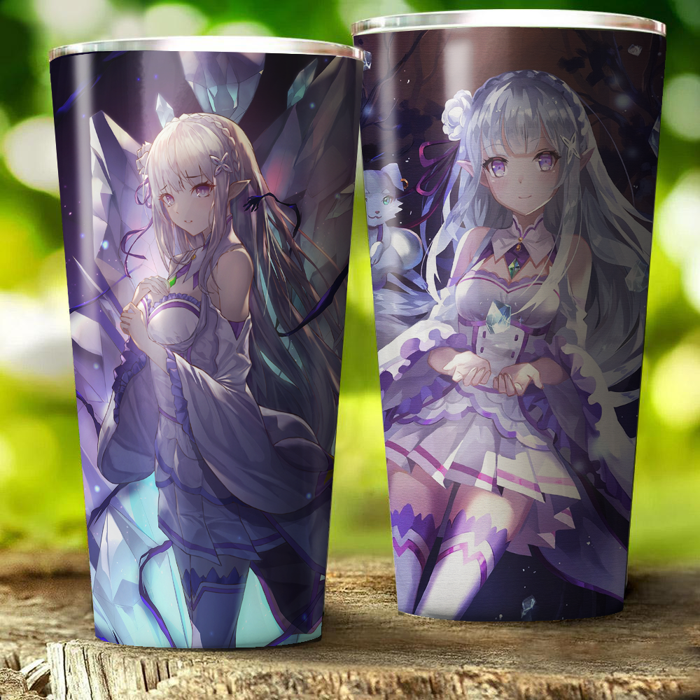 Emilia Re:Zero Tumbler 30oz (Straight)