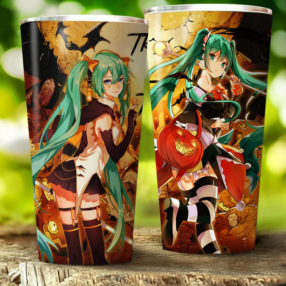 Hatsune Miku Halloween Tumbler 30oz (Straight)